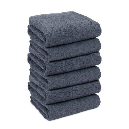 MONARCH Large Salon Towels 22 x 44 , 12PK BB-2244-6-CHA